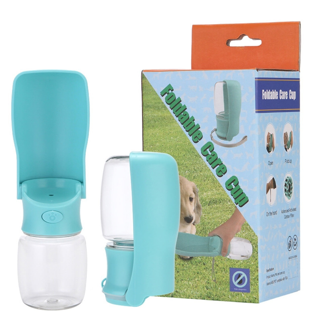 Dog Foldable and Portable Water Bottle