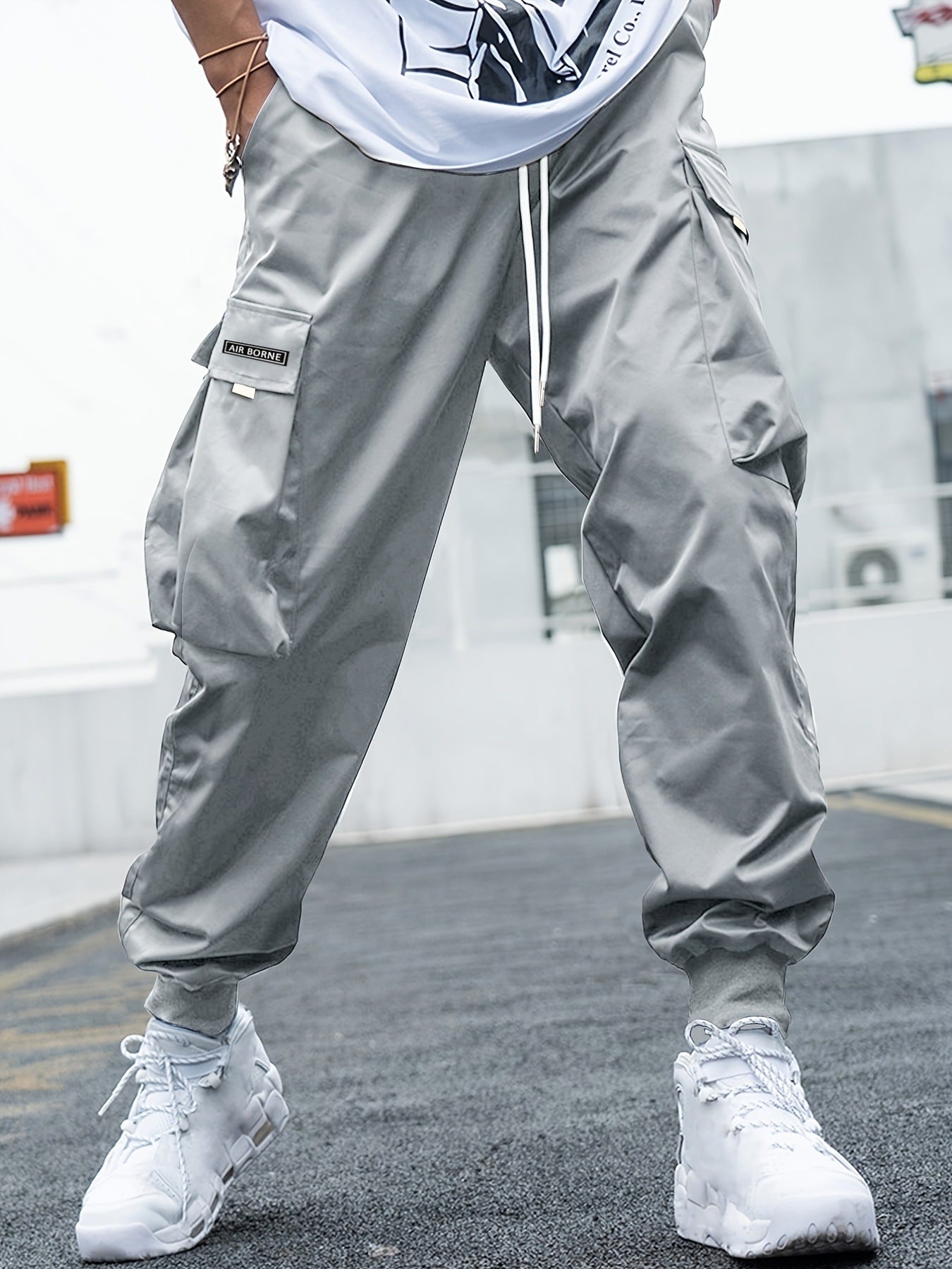 Oversized Cargo Multi-pocket Men's Pants