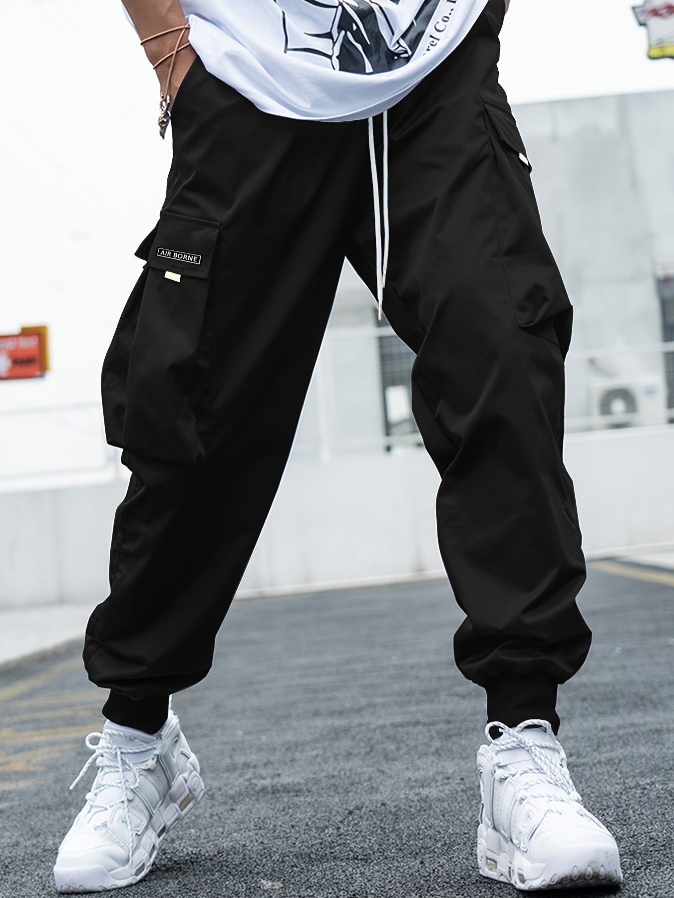 Oversized Cargo Multi-pocket Men's Pants